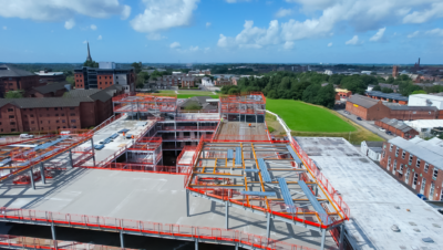 Pillars Urban Hub Tops Out